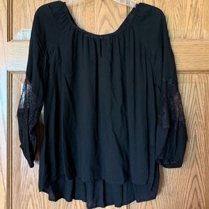 Boldizar lace inset detail blouse